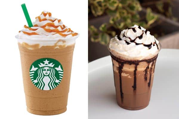 What's the difference between coffee Frappuccino and crème Frappuccino?