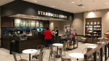 When did Starbucks go into Target?