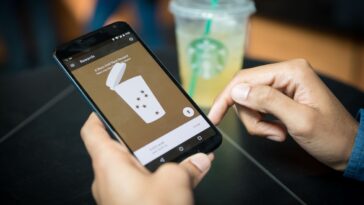 When did Starbucks start mobile ordering?