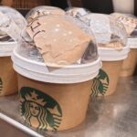 When did target partner with Starbucks?