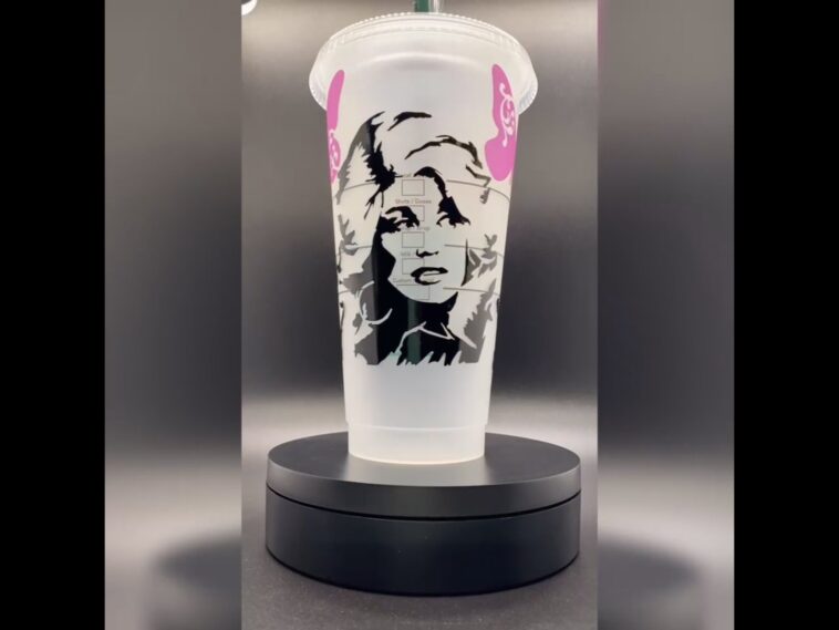 When did the pink Starbucks cup come out?