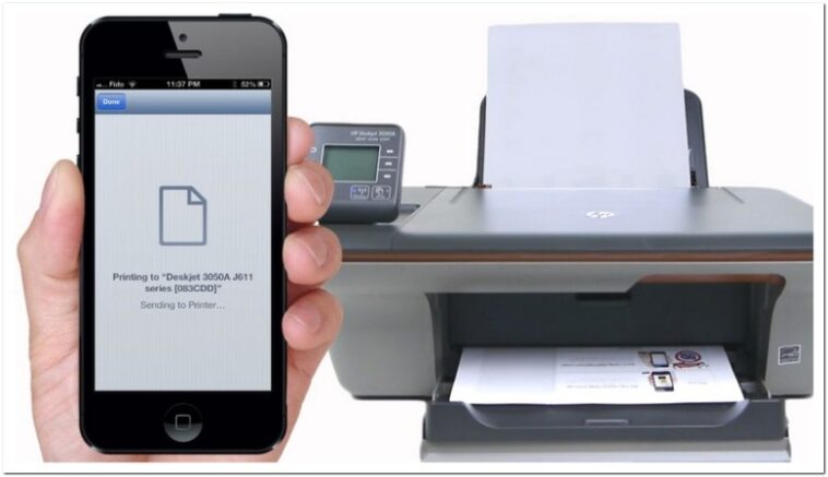 Where can I Print something off my phone?