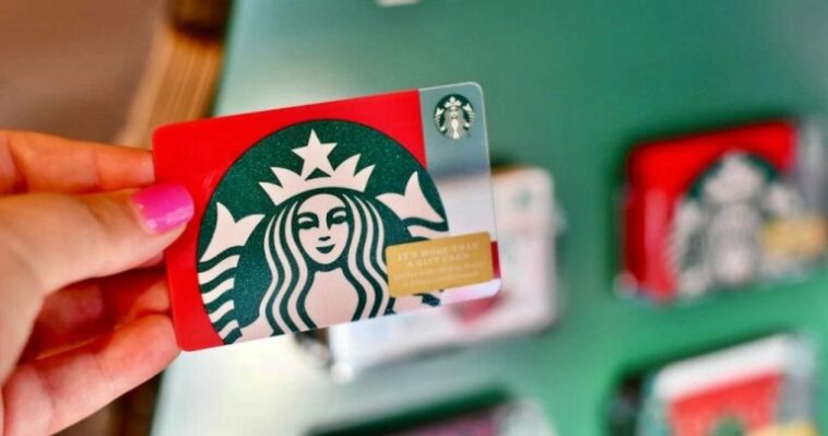 Where can I redeem a Starbucks gift card?