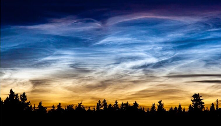 Where do clouds go at night?