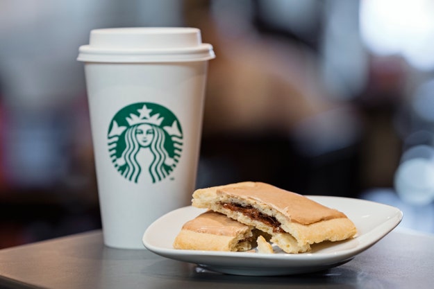 Where does Starbucks Canada get their baked goods?