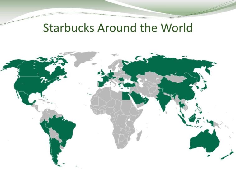 Where is Starbucks located around the world?