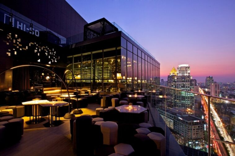 Where is the highest rooftop bar in the world?