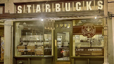 Where was the first Starbucks in New Jersey?