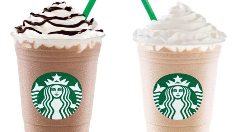 Which Frappuccinos are layered?