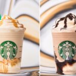Which Frappuccinos have whipped cream on the bottom?