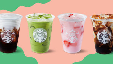 Which Starbucks drink has the most milk?