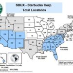 Which US state has the most Starbucks?