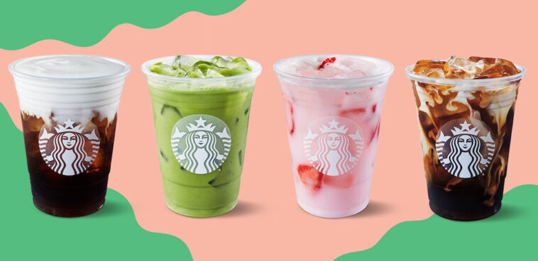 Which drink has the most milk Starbucks?