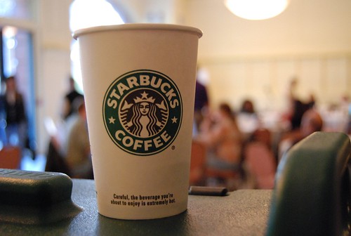 Who does Starbucks sponsor?