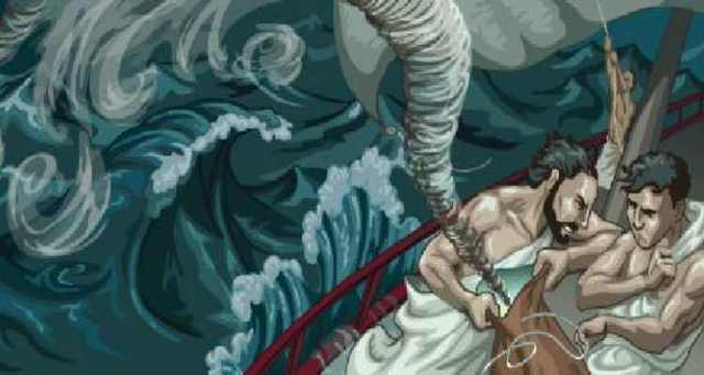 Who gave Odysseus the bag of wind?