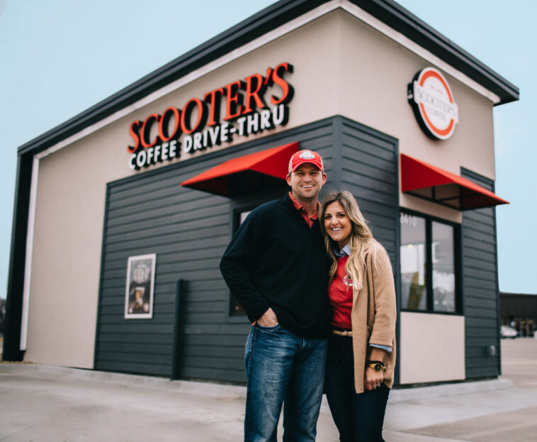 Who is the CEO of scooters Coffee?