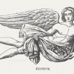 Who is the Greek god of the west wind?