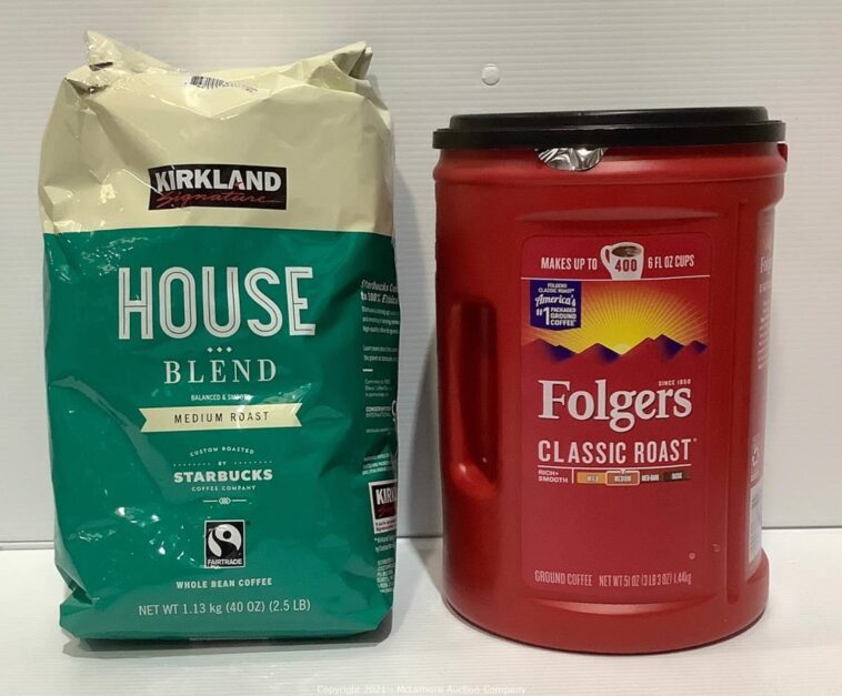 Who makes Kirkland medium roast ground coffee?