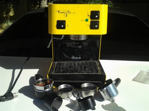 Who makes the Starbucks barista machine?