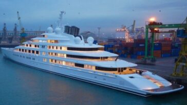 Who owns the $600 million sailboat?