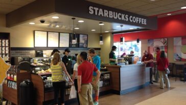 Who owns the Starbucks in Target?