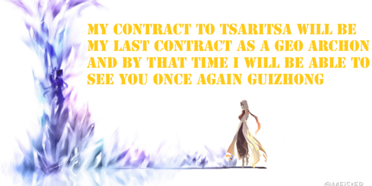 Why Zhongli give his gnosis?