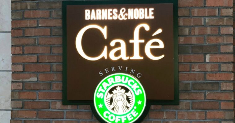 Why did Starbucks partner with Barnes and Noble?