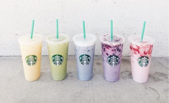 Why is Starbucks Blue drink Blue?