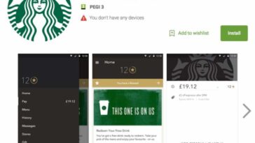 Why is Starbucks app not working?