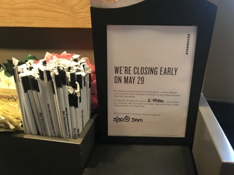 Why is Starbucks closing so early?