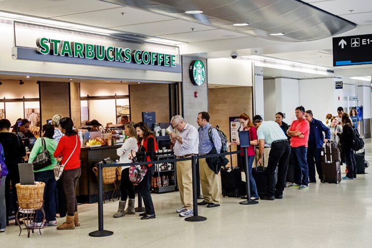 Why is Starbucks line so long?