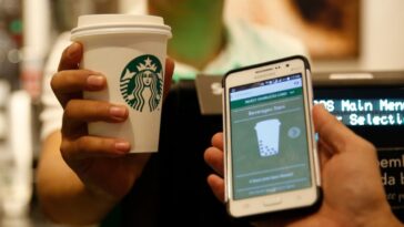 Why is Starbucks not taking mobile orders?