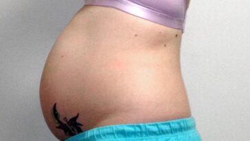 Why is my belly so big at 5 weeks pregnant?