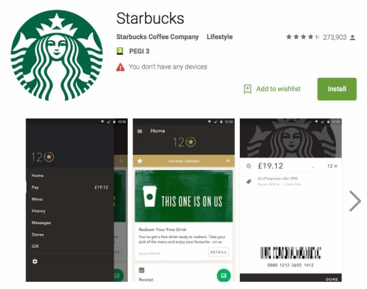 Why is the Starbucks app not working?