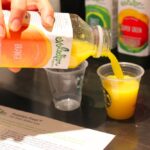 Why is there no peach juice at Starbucks?