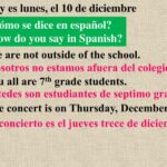 ¿Cómo se mean in spanish?