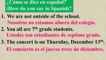 ¿Cómo se mean in spanish?