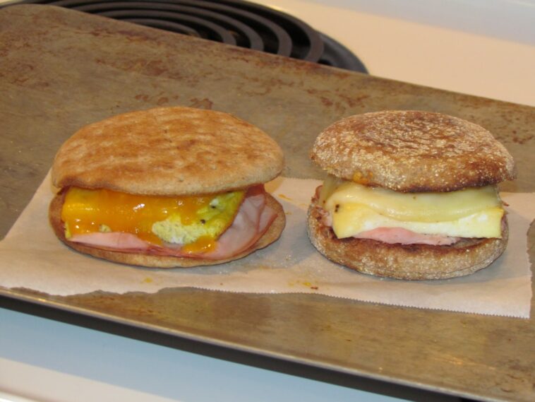 Are Starbucks breakfast sandwiches frozen?