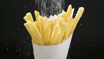 Are fries high in sodium?