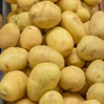 Are potatoes brown or yellow?