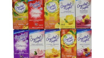 Are water flavoring packets healthy?