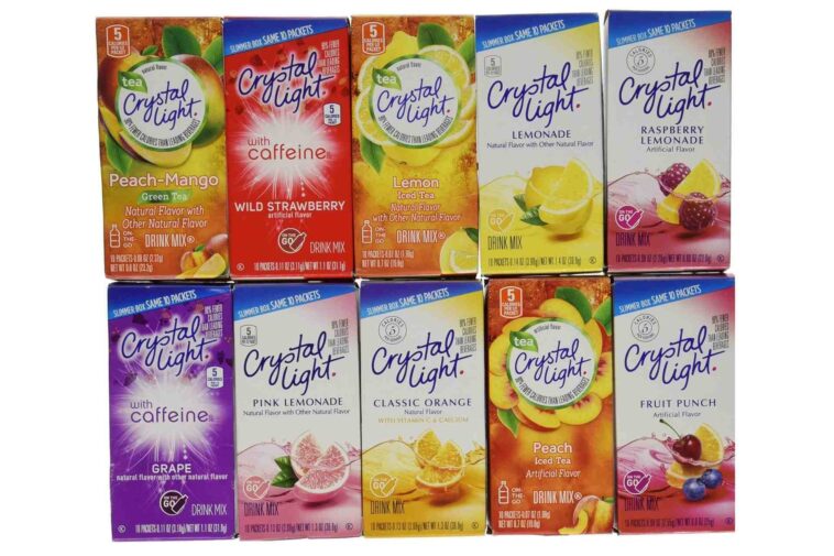 Are water flavoring packets healthy?