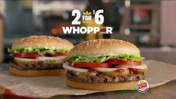 Are whoppers still 2 for 5?