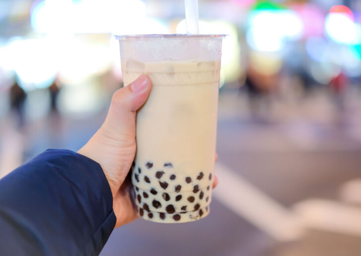 Are you supposed to eat the boba tea balls?