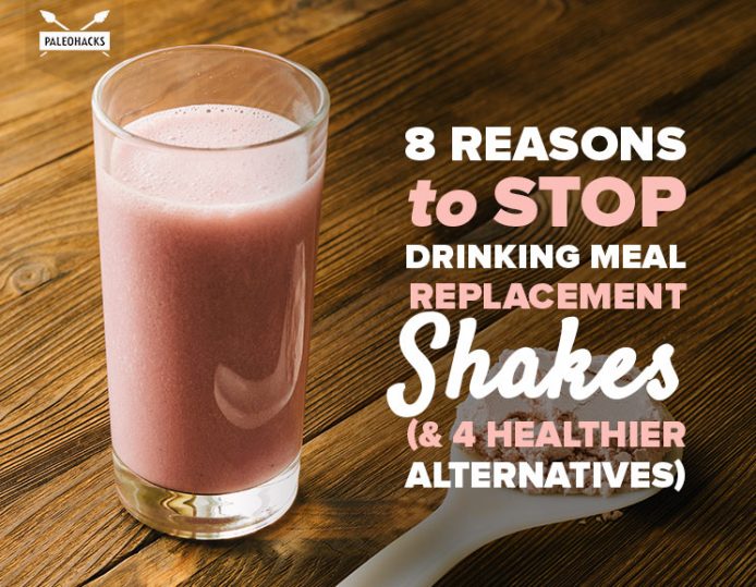 Can I drink just meal replacement shakes?