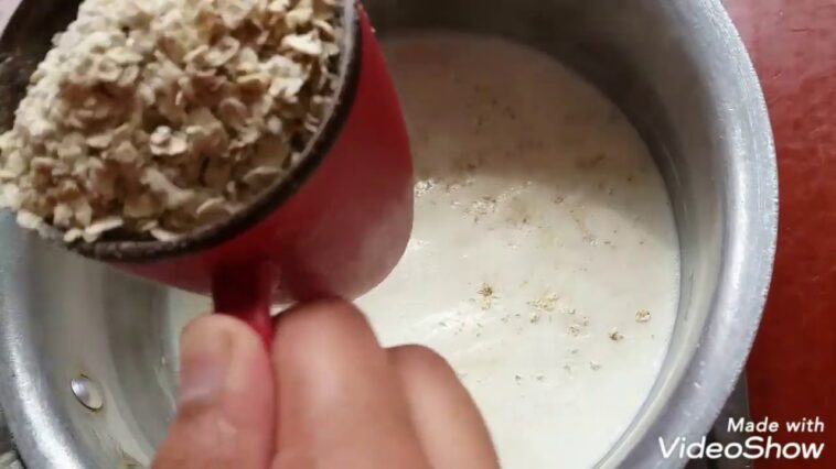 Can I mix milk with oats for weight loss?