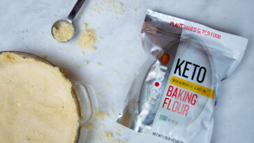 Can I substitute almond flour for protein powder in baking?