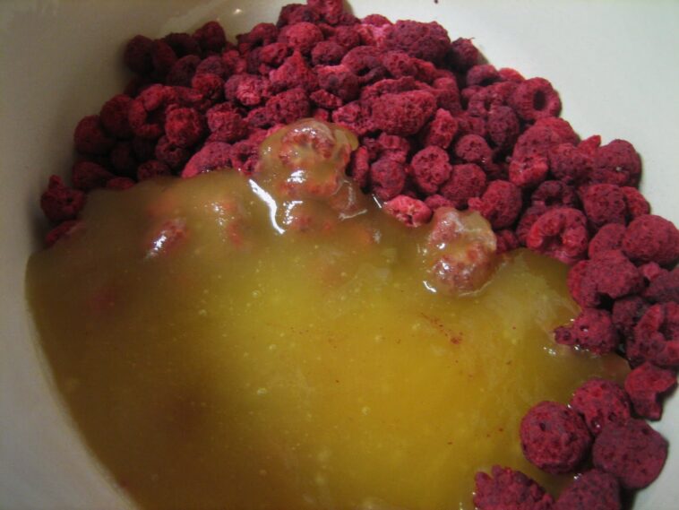 Can I use frozen fruit instead of freeze-dried?