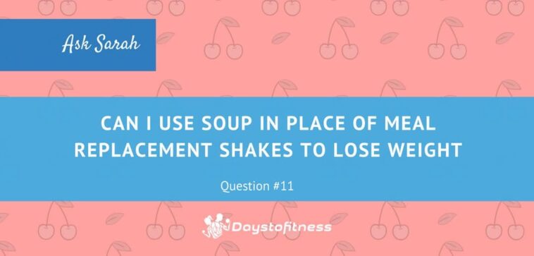 Can I use meal replacement shakes to lose weight?