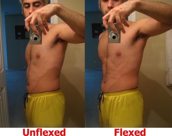 Can see abs but still fat?